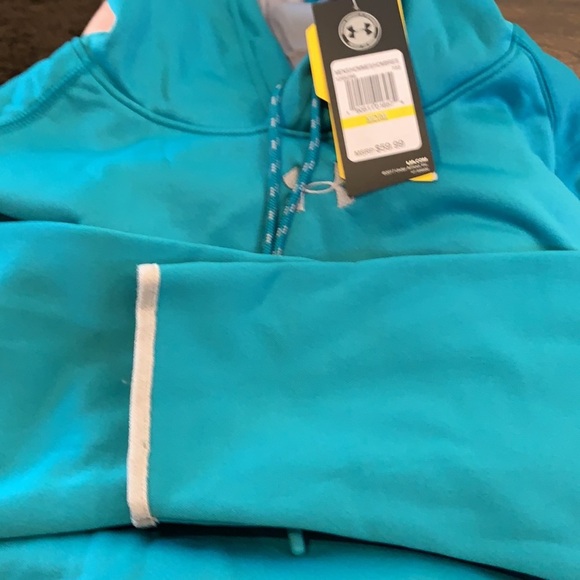 Under Armour Men's Double Threat Fleece Hoodie MD - Picture 6 of 8